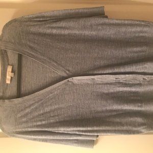 Loft light blue short sleeve sweater